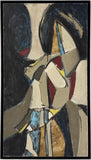 LEFT-HAND DIPTYCH PANEL BY WILLIS FRANKLIN WOODS (1950s)