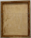 POP ART ABSTRACT WITH COOKIE-CUTTER RAINBOW FIGURES (1970s)