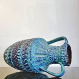 BLUE SPARA AMPHORA STYLE FLOOR VASE Nr. 555/42