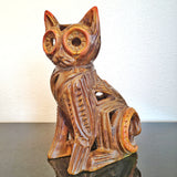 LARGE ABSTRACT CAT SCULPTURE BY ALVINO BAGNI (ITALY)