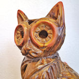 LARGE ABSTRACT CAT SCULPTURE BY ALVINO BAGNI (ITALY)