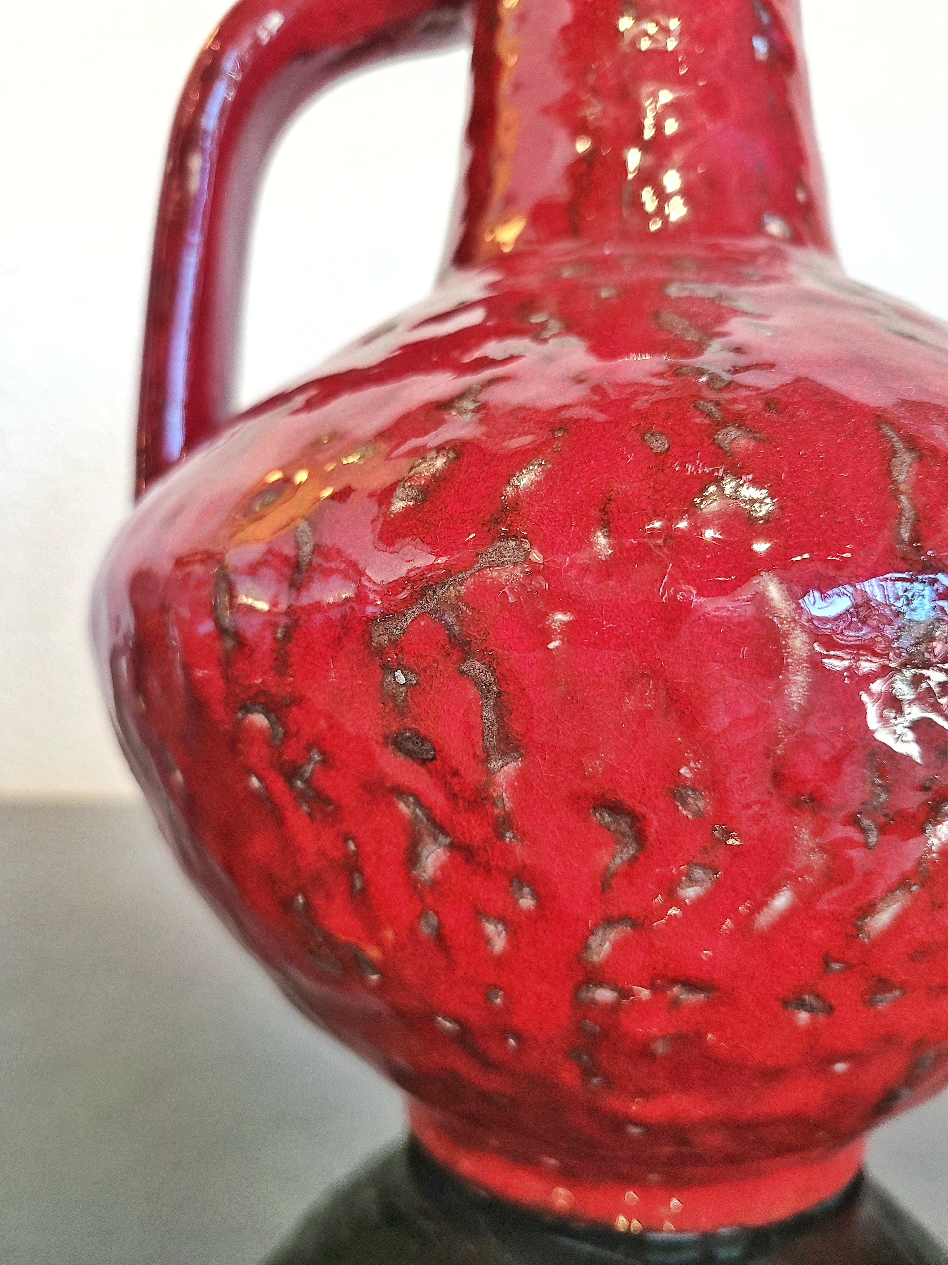 CARSTENS RED ATELIER SERIES JUG VASE Nr. 201