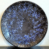 SHALLOW CALIFORNIA POTTERY BOWL WITH ABSTRACT GLAZE