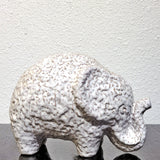 CHUNKY WHITE ELEPHANT BY ALDO LONDI FOR BITOSSI