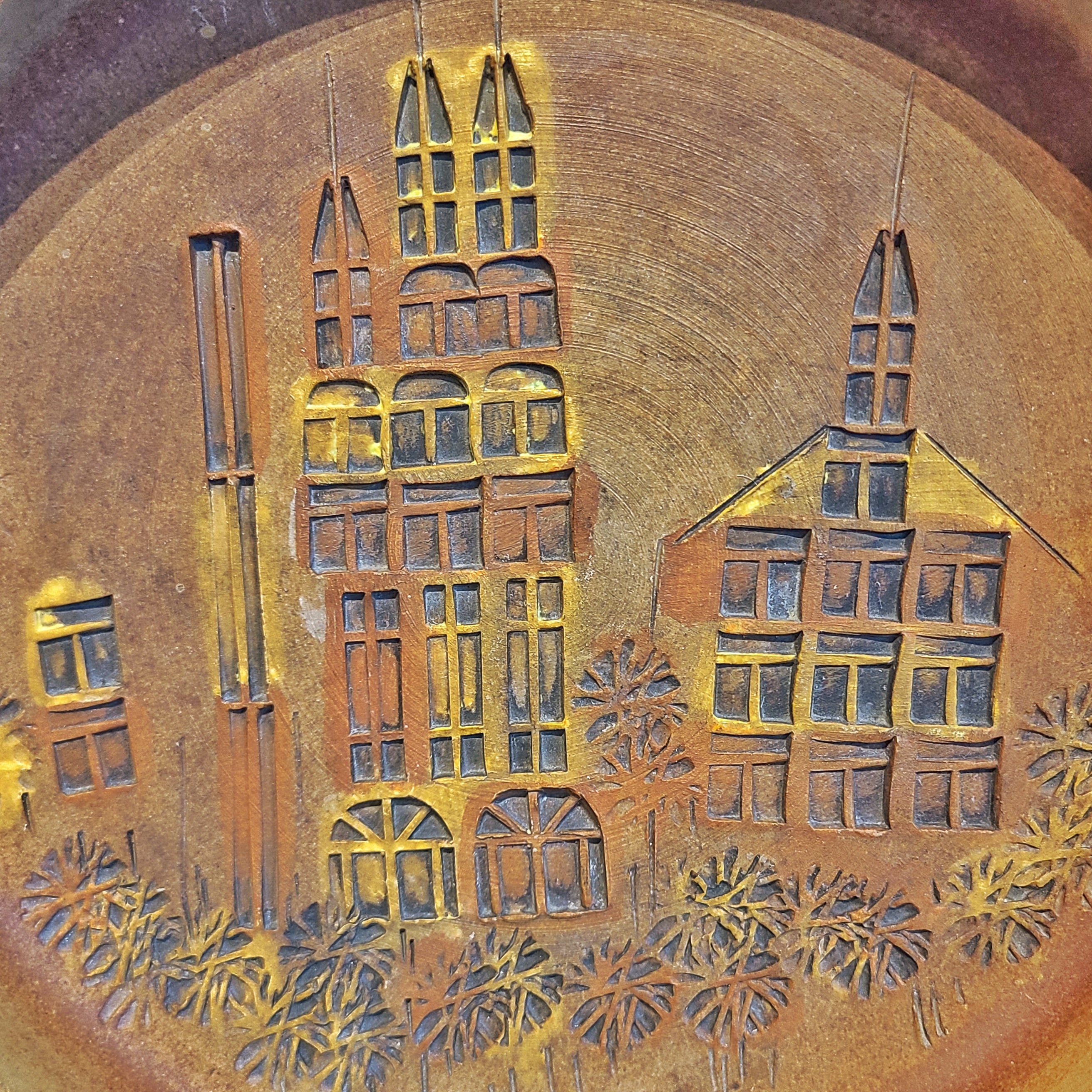 LARGE BITOSSI ‘CAMPUS’ DÉCOR ASHTRAY (NEVER USED)