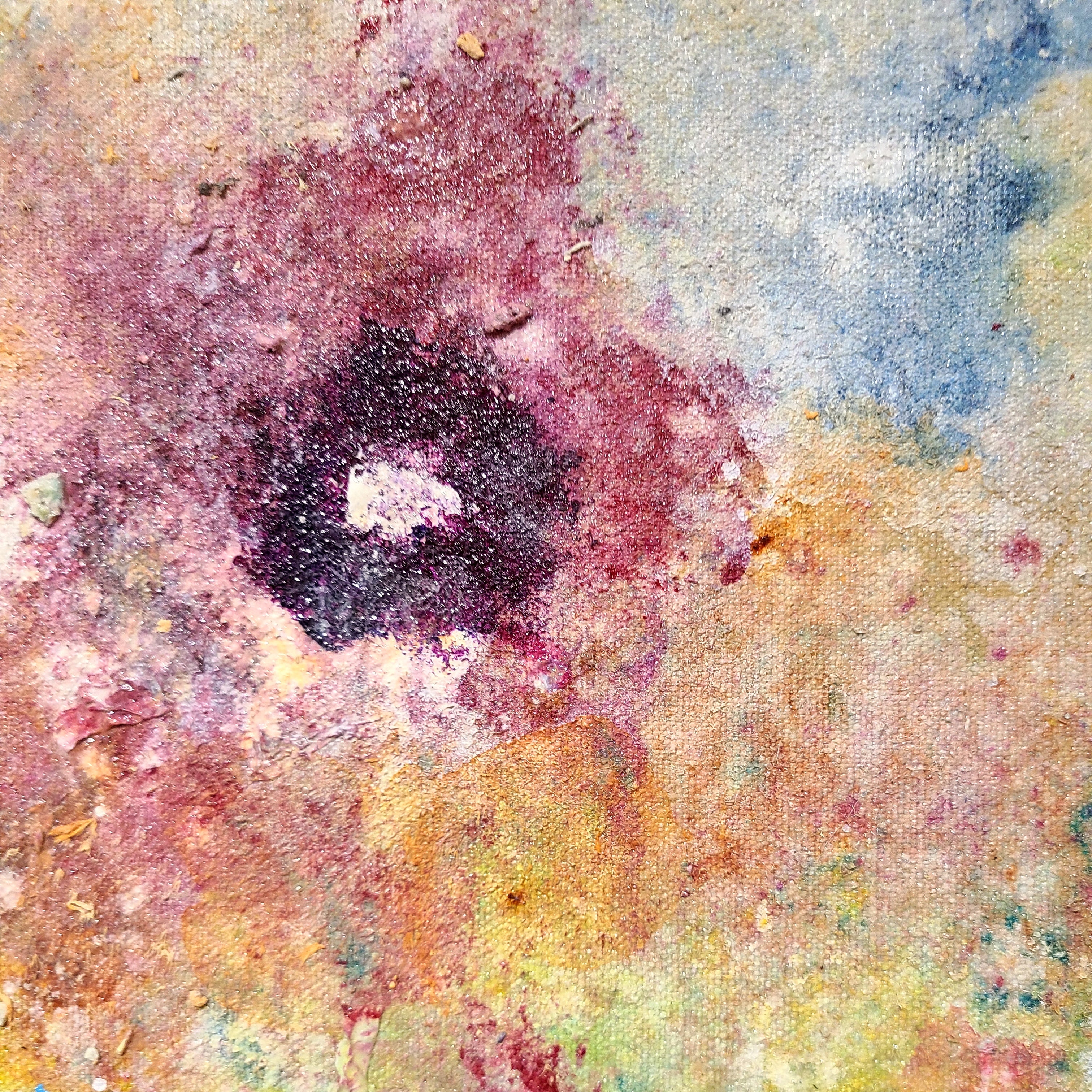 FLORAL ABSTRACT PAINTING BY BRIAN MESSINA (2017)