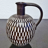 STUDIO POTTERY JUG VASE BY WILHELM AND ELLY KUCH