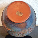 HERMANN FOCKE STUDIO POTTERY VASE (W. GERMANY)