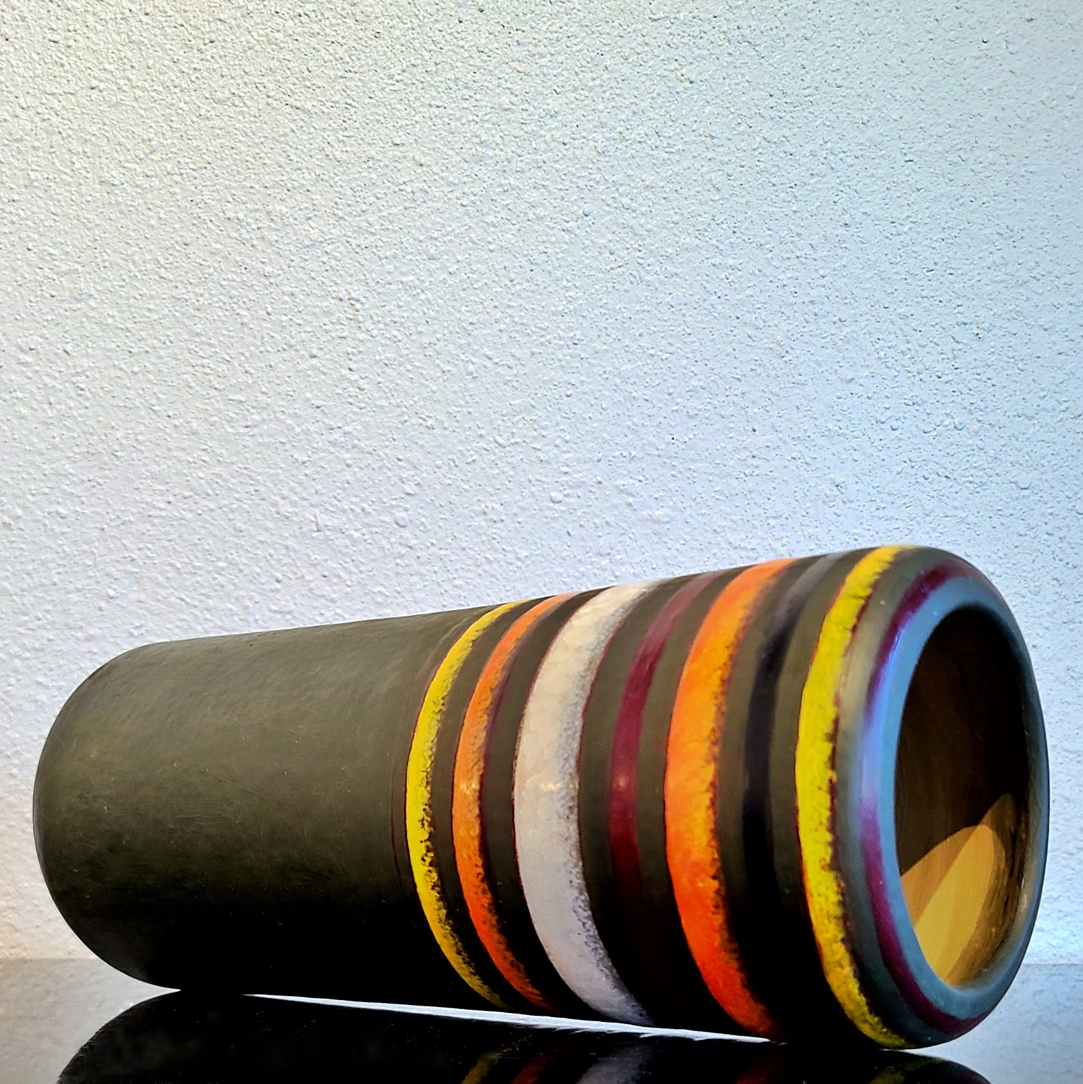 TALL BITOSSI ‘FASCIE COLORATE’ DÉCOR CYLINDER VASE
