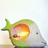 UNUSUAL FISH-FORM TV LAMP BY IVO DE SANTIS FOR GLI ETRUSCHI