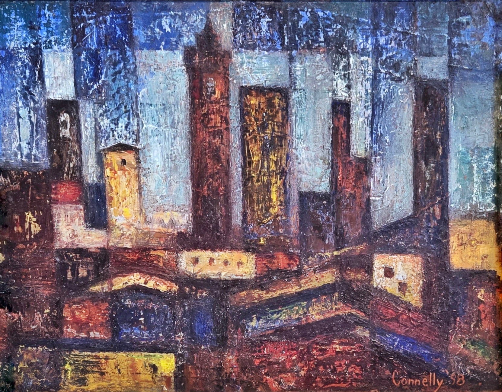 ‘THE TOWERS OF SAN GIMIGNANO’ BY DOUGLAS CONNELLY (1958)