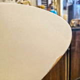 SET OF FOUR WHITE LACQUER  STACKING CHAIRS BY NORMAN CHERNER
