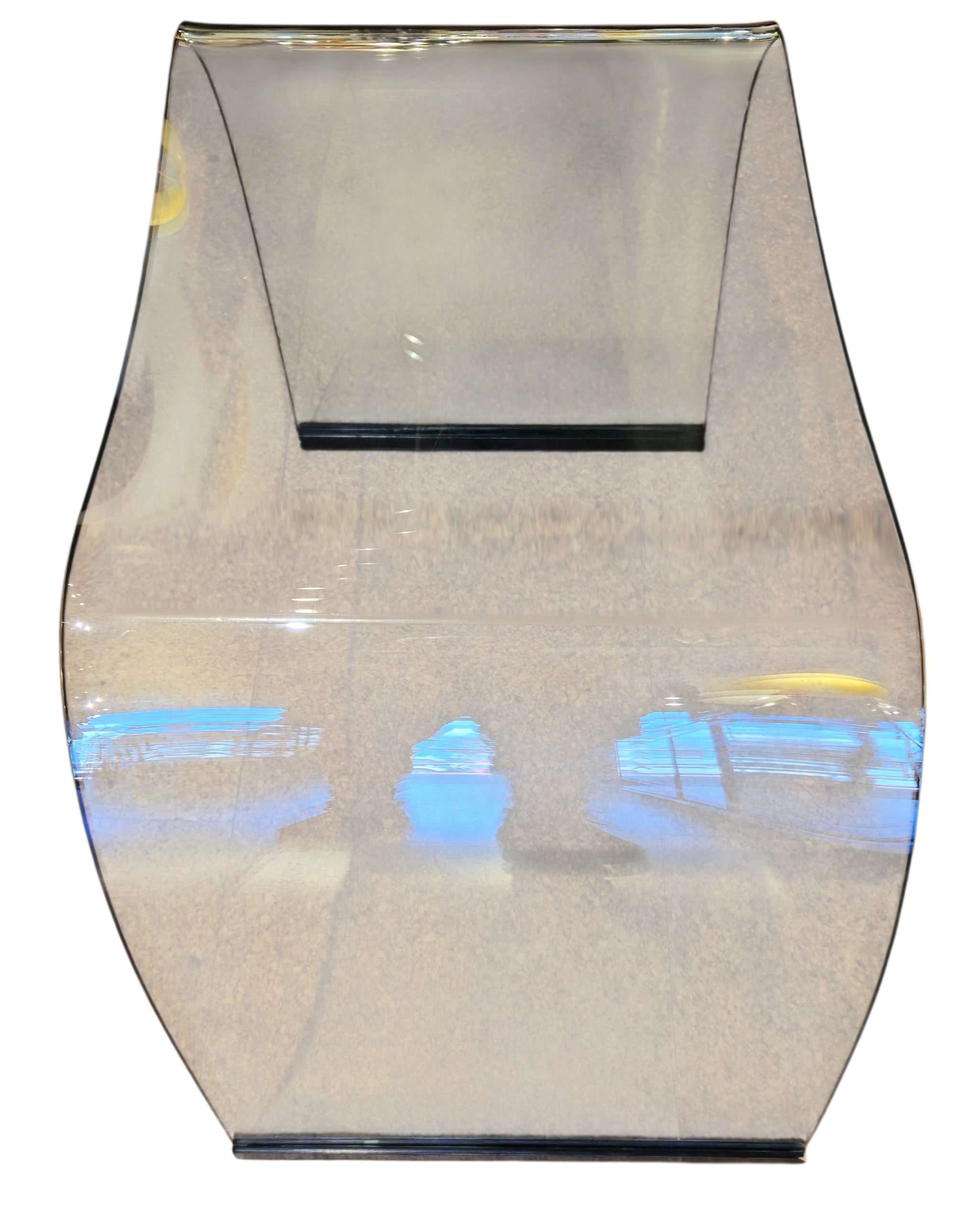 EARLY TEMPERED PLATE-GLASS ‘ONDA POUF’ BY VITTORIO LIVI FOR FIAM ITALIA (1973)