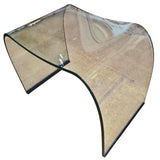 EARLY TEMPERED PLATE-GLASS ‘ONDA POUF’ BY VITTORIO LIVI FOR FIAM ITALIA (1973)