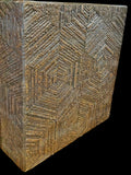 RARE EARLY ’70s BRONZE “HONEYCOMB” PLANTER BOX BY McCARROLL & GILLESPE FOR FORMS+SURFACES