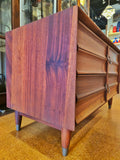 DIMINUTIVE MAHOGANY WINDOW CABINET BY HUNGERFORD FURNITURE, CO.