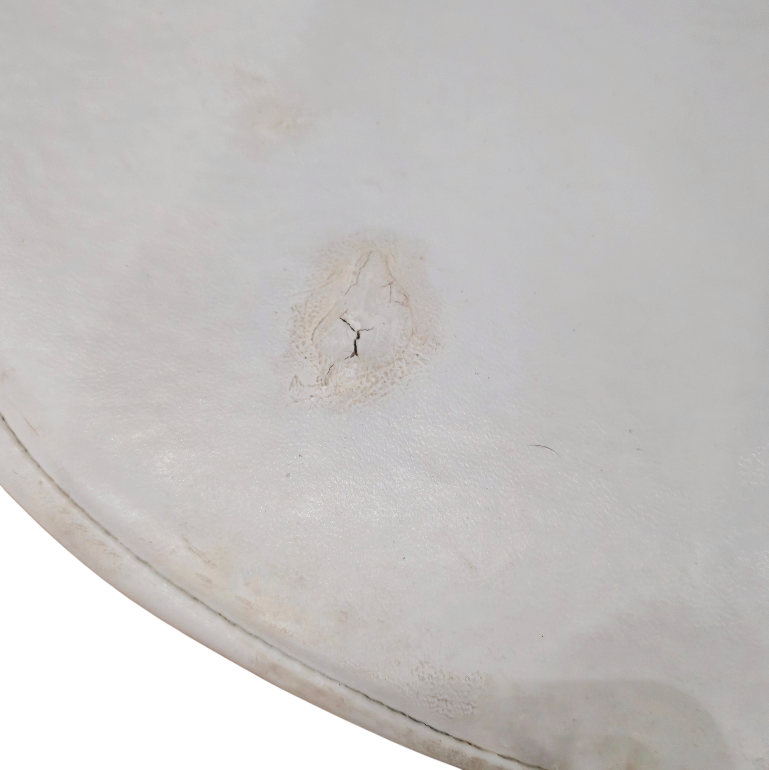 FIRST GENERATION EAMES DKX WIRE CHAIR WITH WHITE BIKINI PAD (1951-1954)