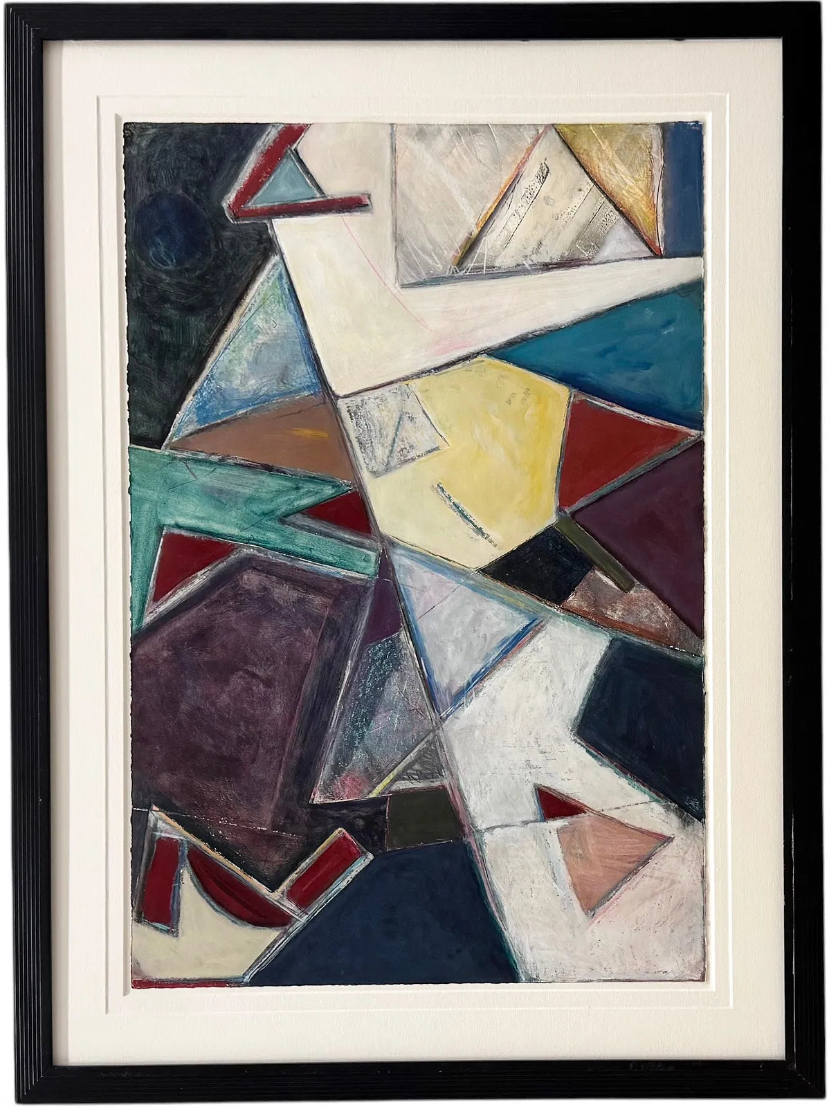 MONUMENTAL ABSTRACT SIGNED BY UNKNOWN “WM. AYERS” (1980s)