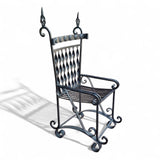 IRON MEDIEVAL STYLE GARDEN CHAIR