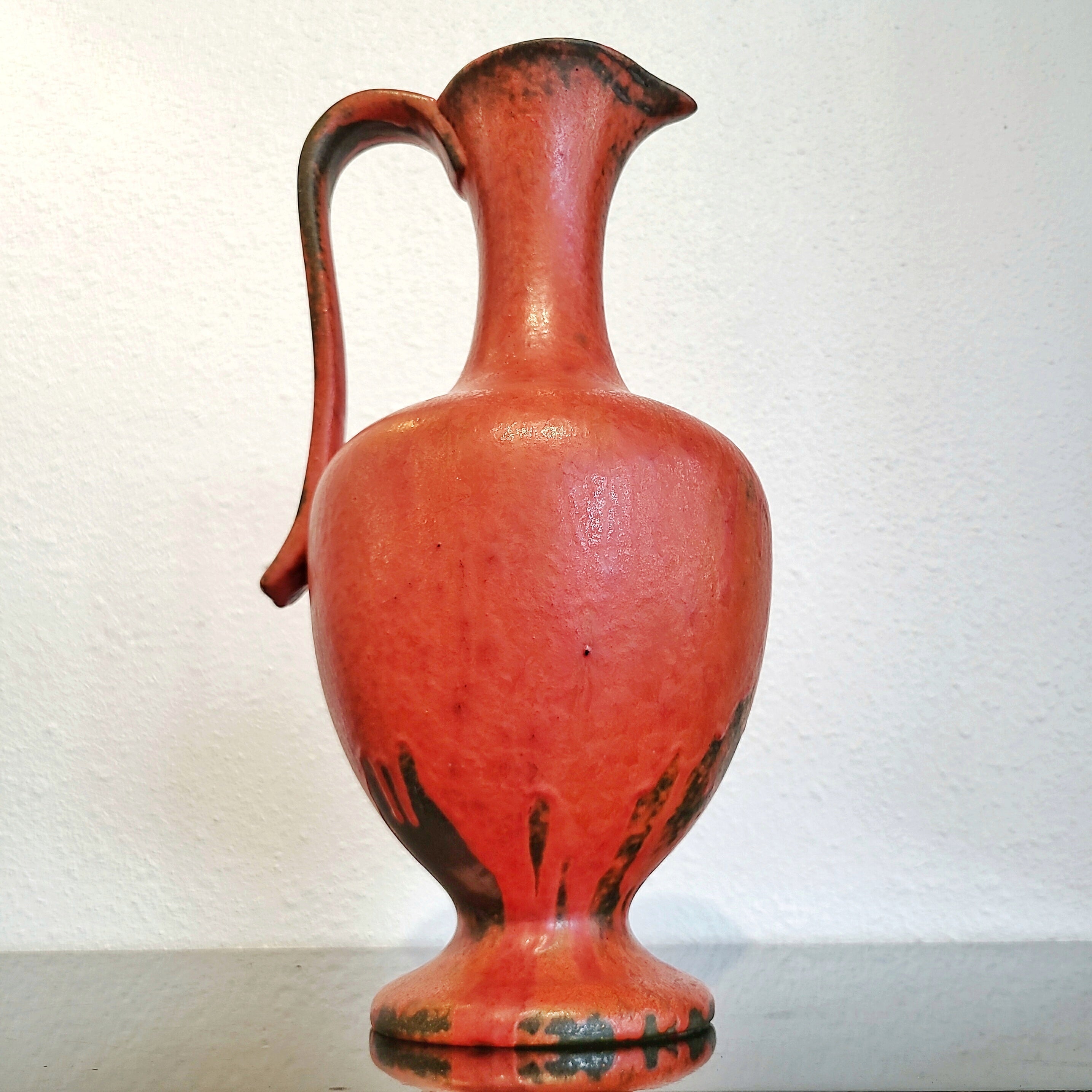 TALL RUSCHA ‘VULCANO’ PITCHER VASE Nr. 311/5