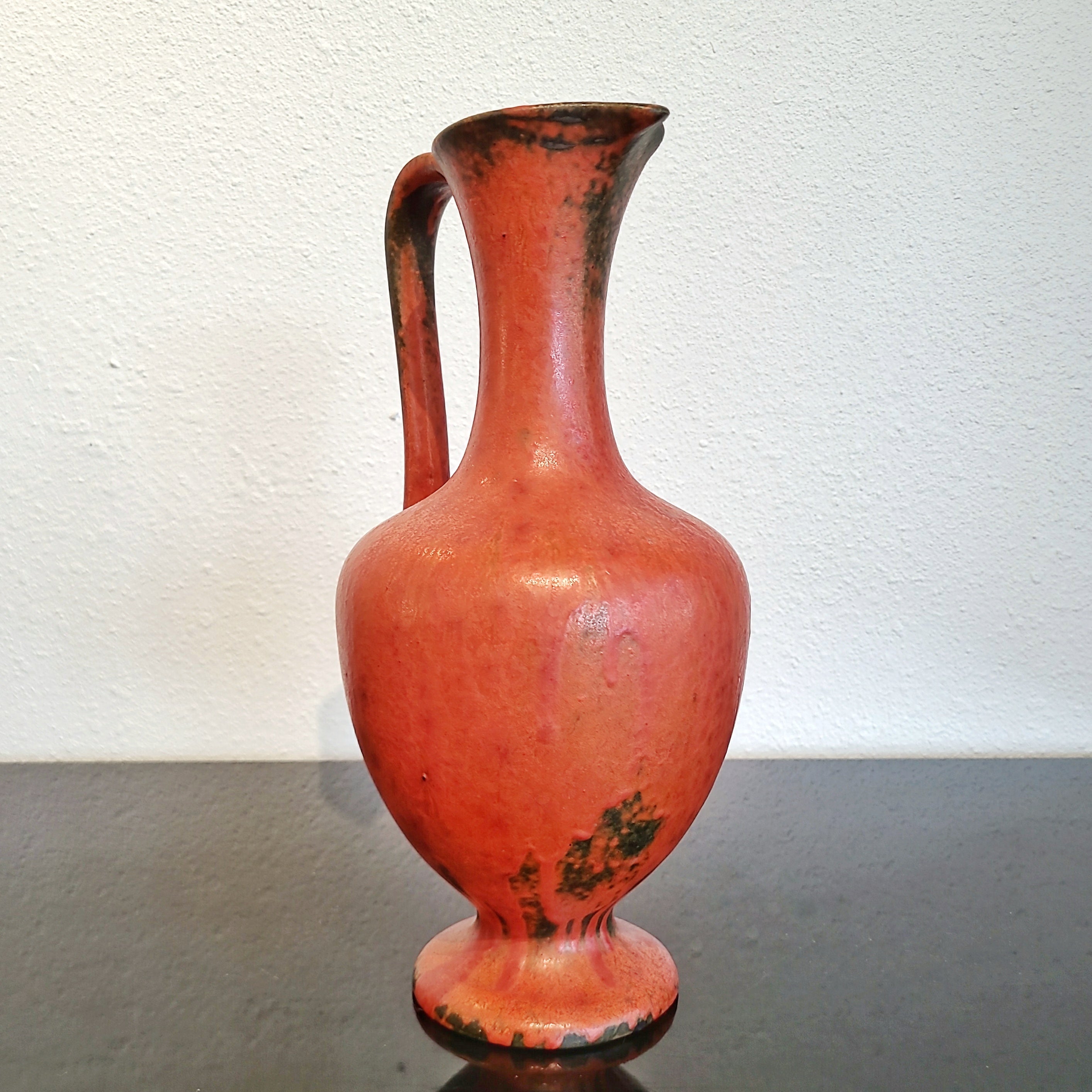 TALL RUSCHA ‘VULCANO’ PITCHER VASE Nr. 311/5