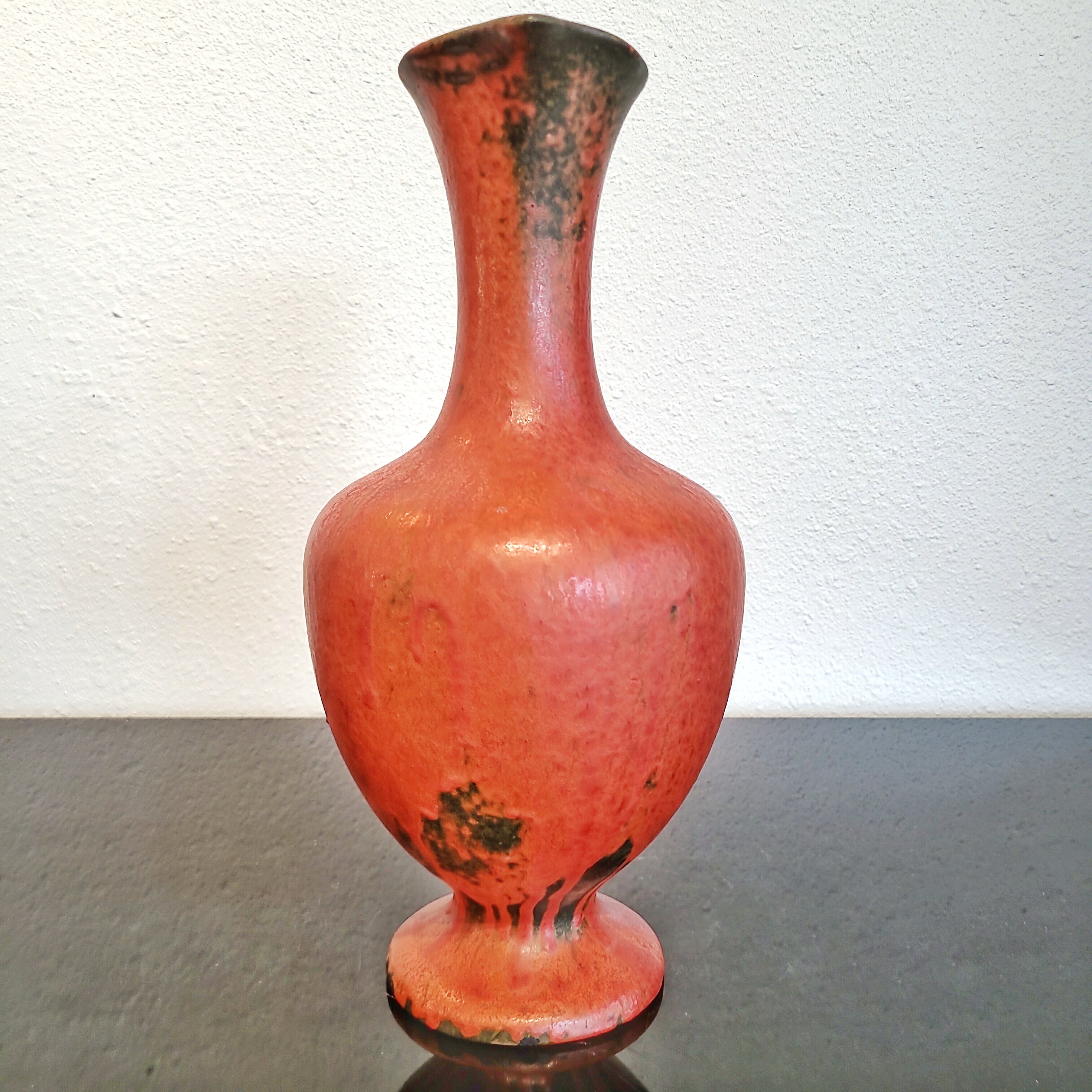 TALL RUSCHA ‘VULCANO’ PITCHER VASE Nr. 311/5