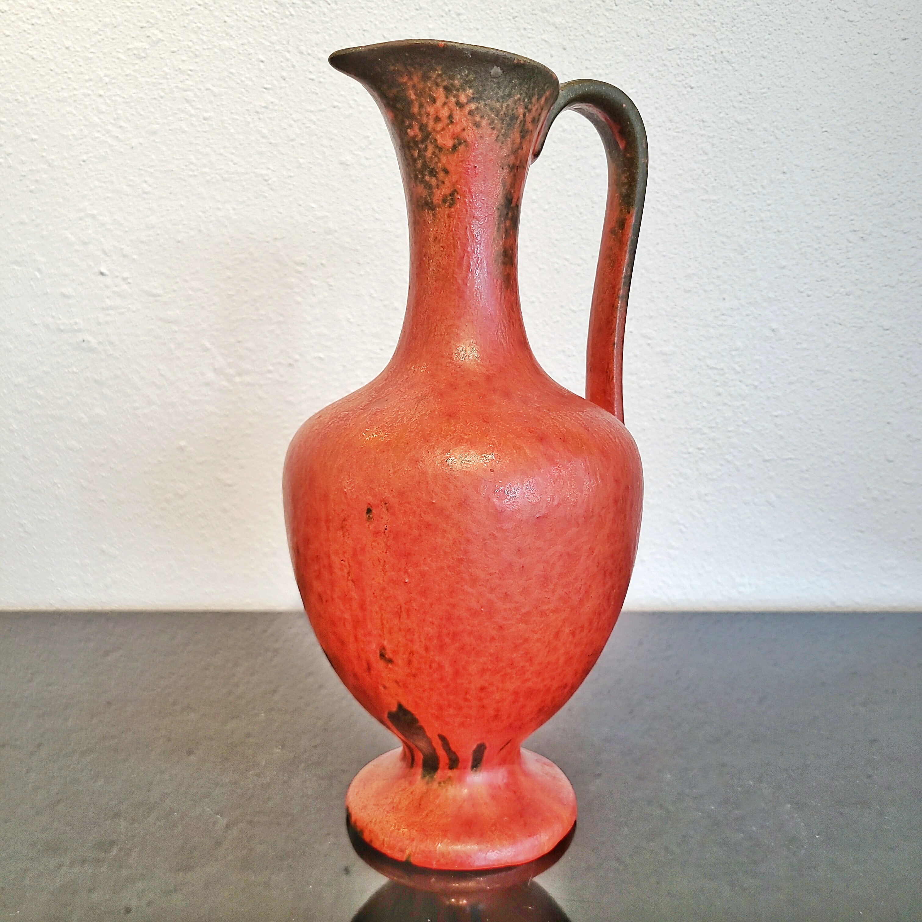 TALL RUSCHA ‘VULCANO’ PITCHER VASE Nr. 311/5