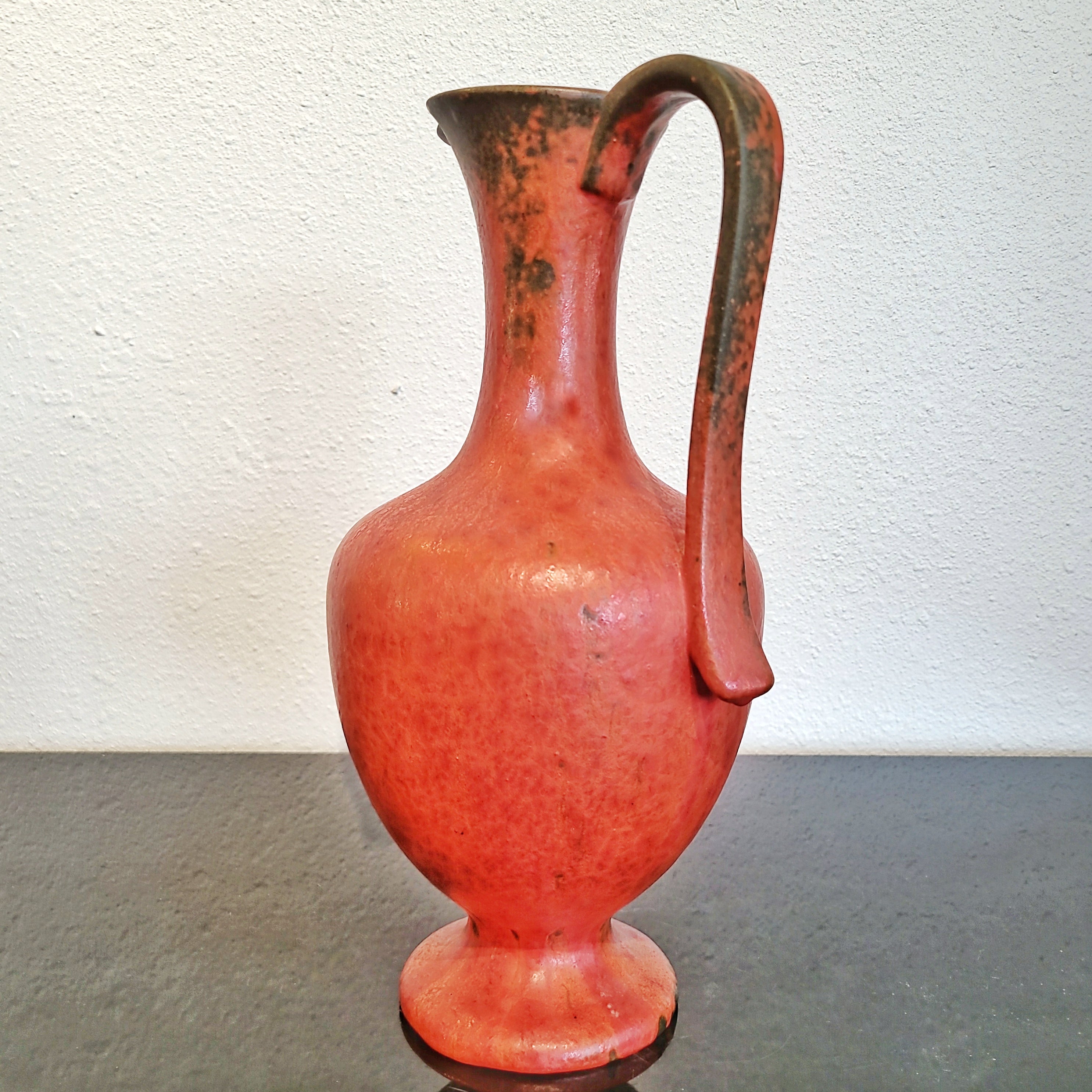 TALL RUSCHA ‘VULCANO’ PITCHER VASE Nr. 311/5