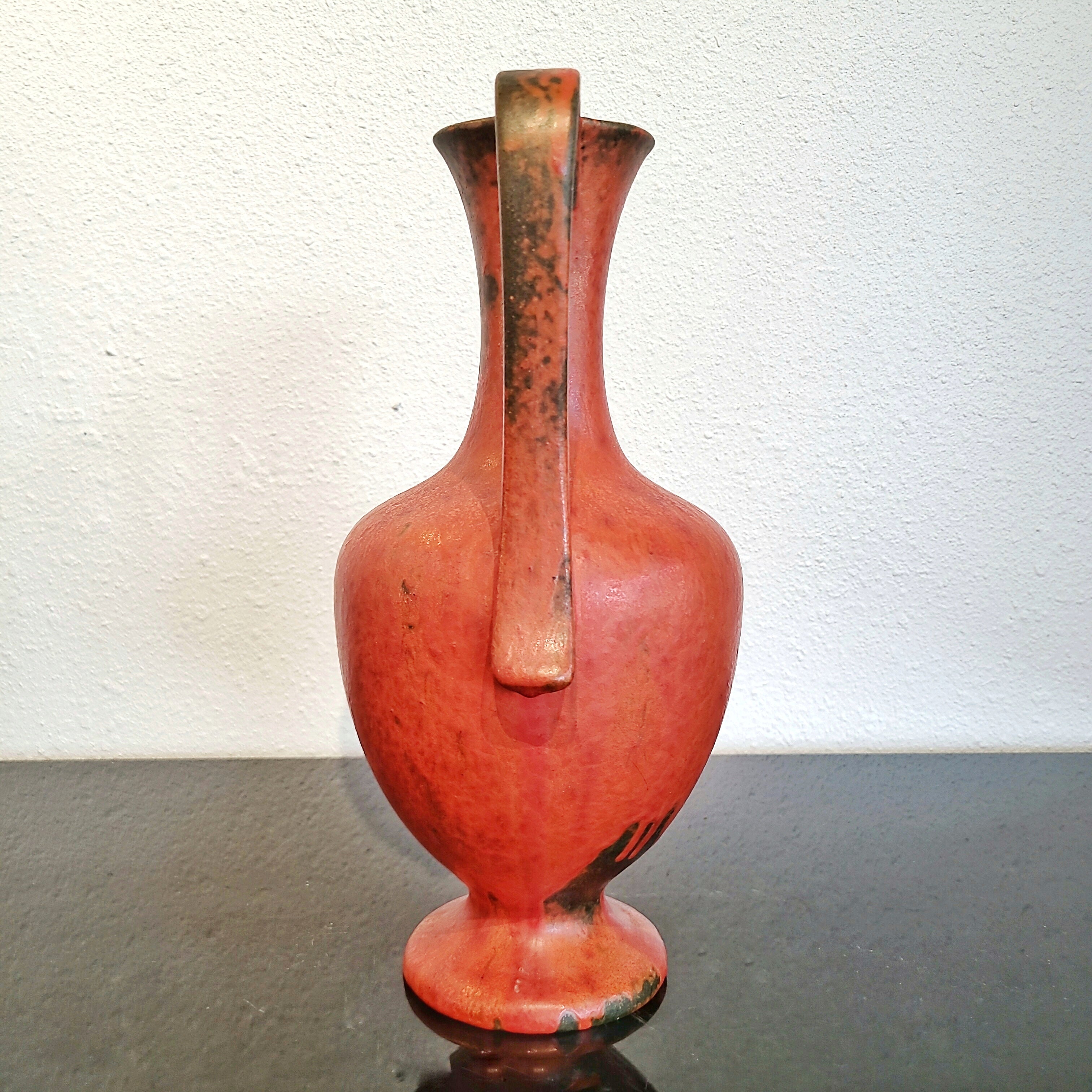 TALL RUSCHA ‘VULCANO’ PITCHER VASE Nr. 311/5