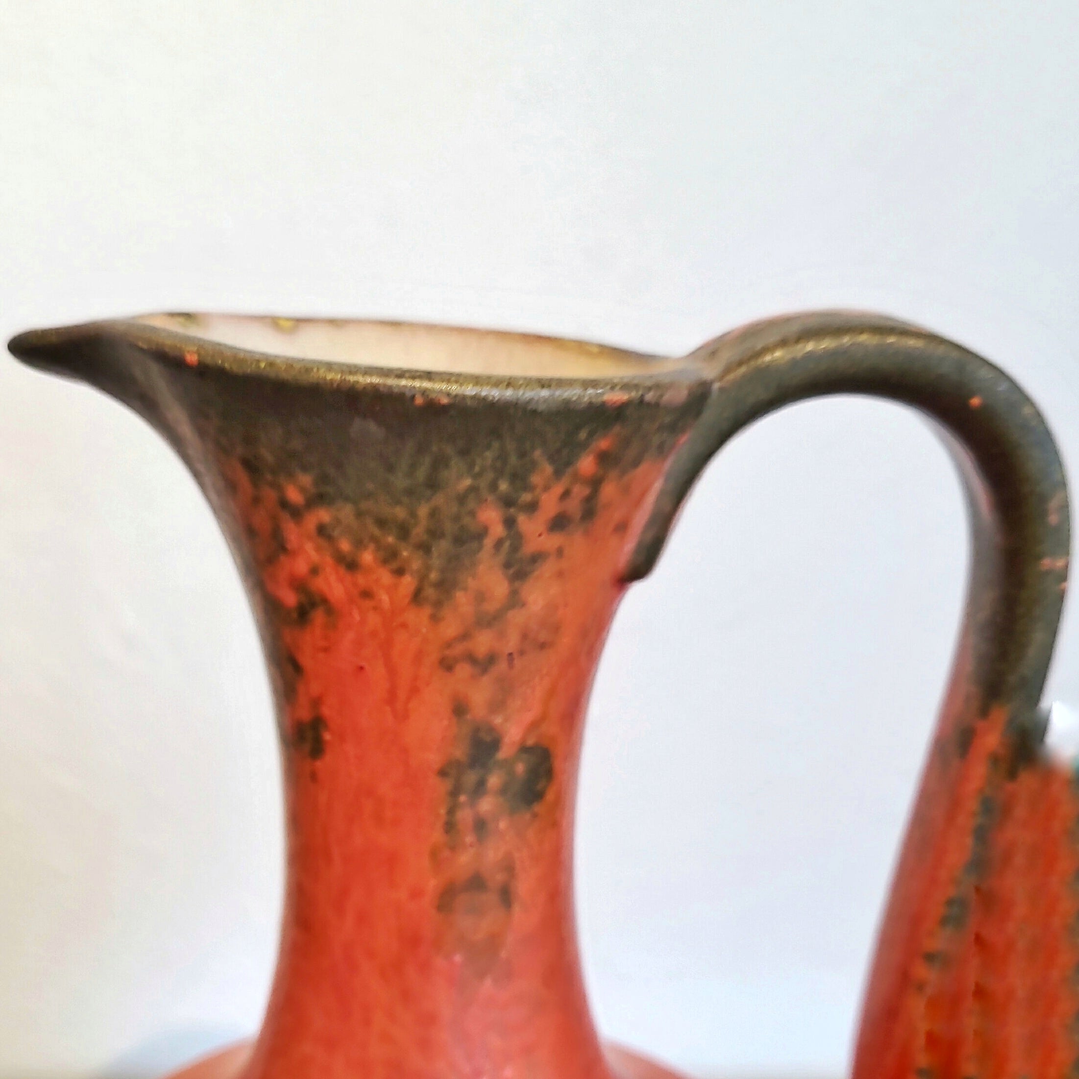 TALL RUSCHA ‘VULCANO’ PITCHER VASE Nr. 311/5