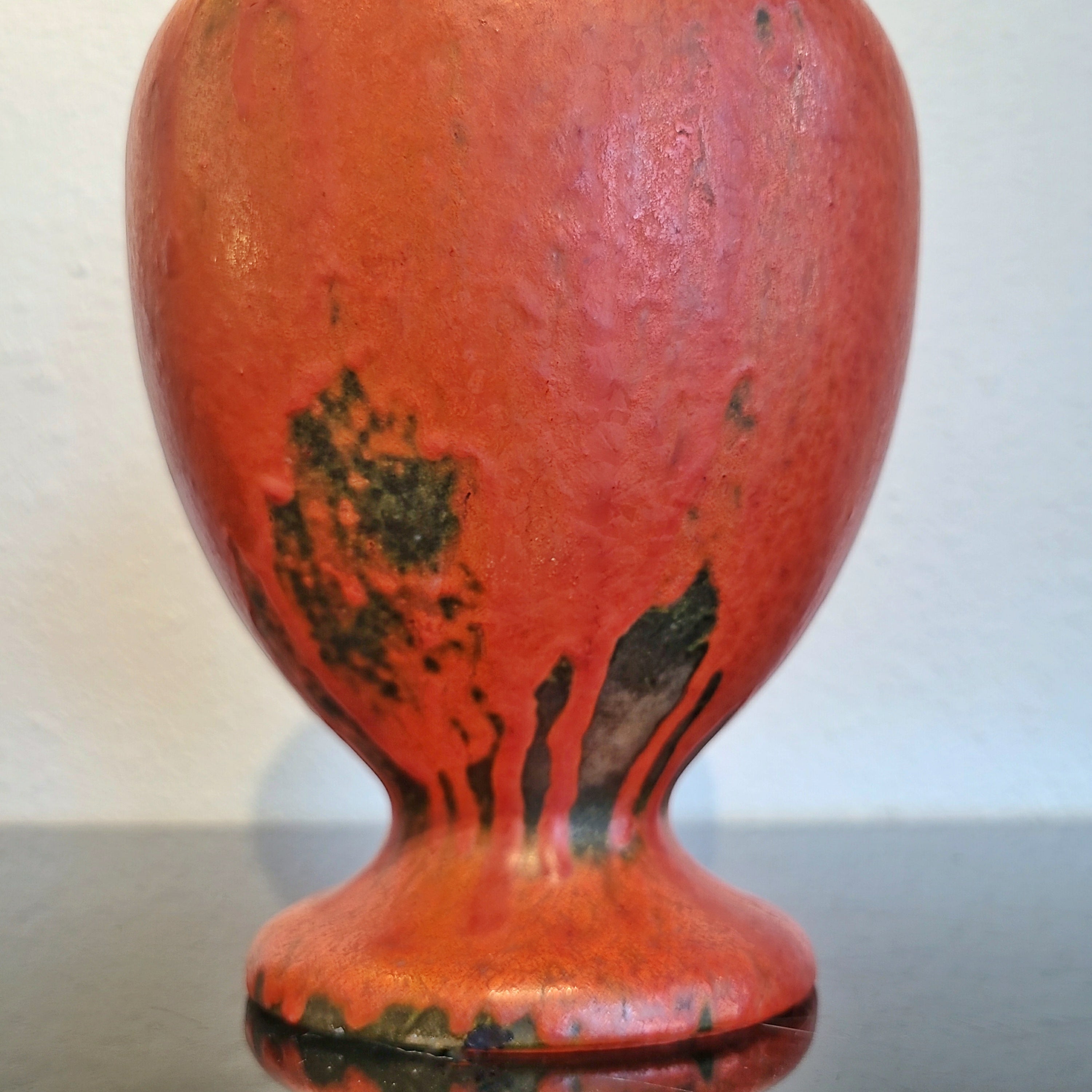 TALL RUSCHA ‘VULCANO’ PITCHER VASE Nr. 311/5