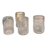 BLENKO 12-OZ CRACKLE-GLASS TUMBLER SET (1960s)