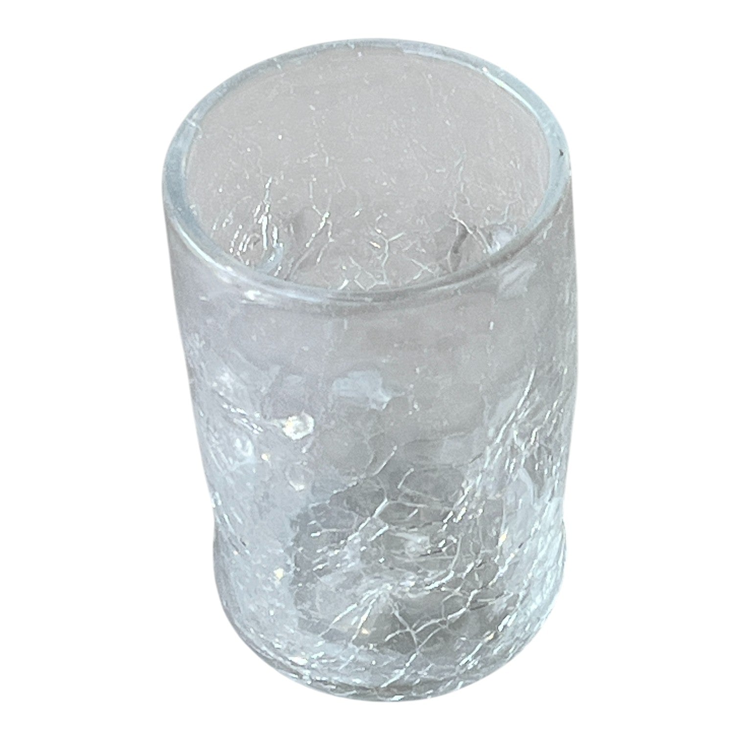 BLENKO 12-OZ CRACKLE-GLASS TUMBLER SET (1960s)