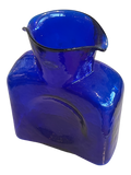 COBALT BLUE BLENKO GLASS WATER BOTTLE (2006)