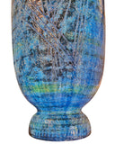 MONUMENTAL HAND-TURNED CERAMIC TABLE LAMP IN THE ‘ABSTRACT’ DÉCOR BY ALDO LONDI FOR BITOSSI CERAMICHE