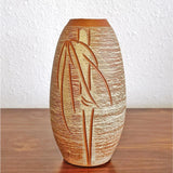 UNKNOWN KLINKER VASE WITH BAMBOO DÉCOR