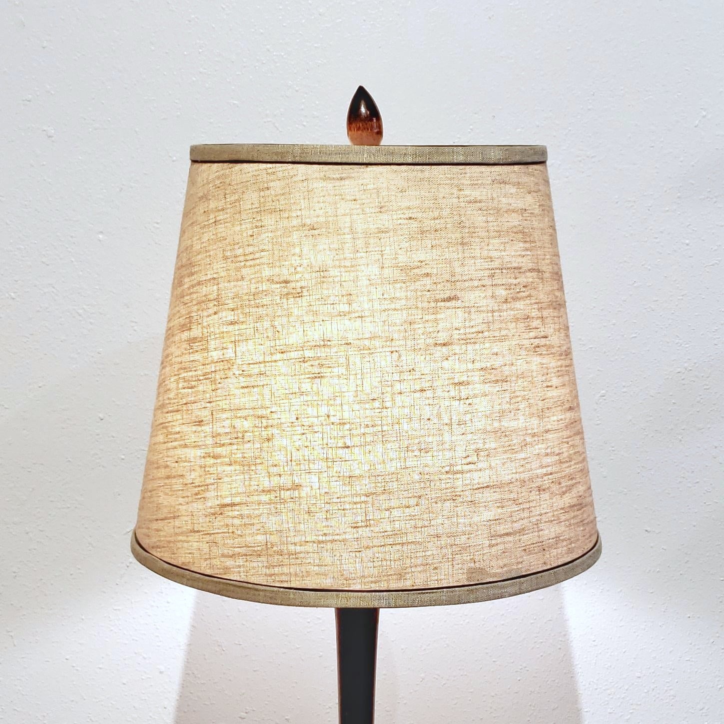 CERAMIC FLOOR LAMP IN THE STYLE OF MAURICE CHALVIGNAC