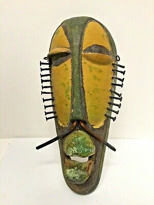 RARE ENZO BORGINI TRIBAL MASK FOR ALVINO BAGNI