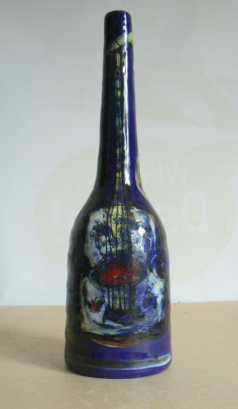 PETUCCO & TOLIO BOTTLE VASE MARKED “P.T. 964”