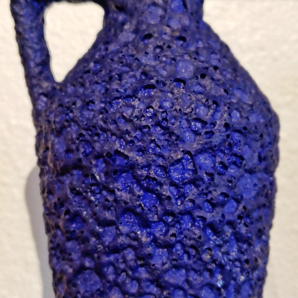 1970s SILBERDISTEL “YVES KLEIN” BLUE EWER VASE Nr. 303/21