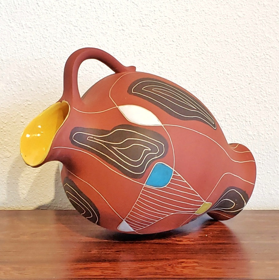 BODO MANS ‘BRASIL’ FLOOR VASE 291/40 FOR BAY KERAMIK (RARE)