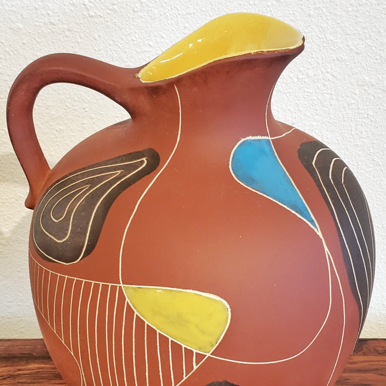 BODO MANS ‘BRASIL’ FLOOR VASE 291/40 FOR BAY KERAMIK (RARE)