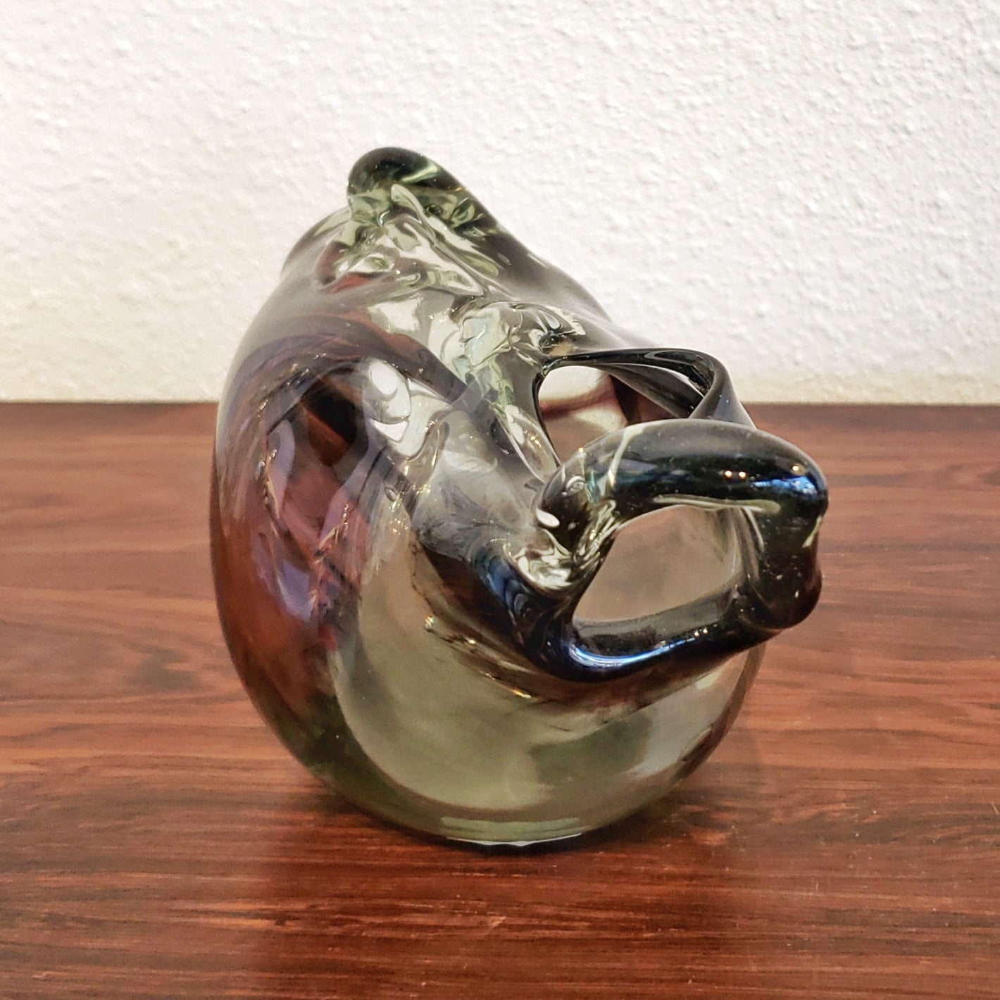 ROBERT FRITZ BIOMORPHIC ART GLASS VASE