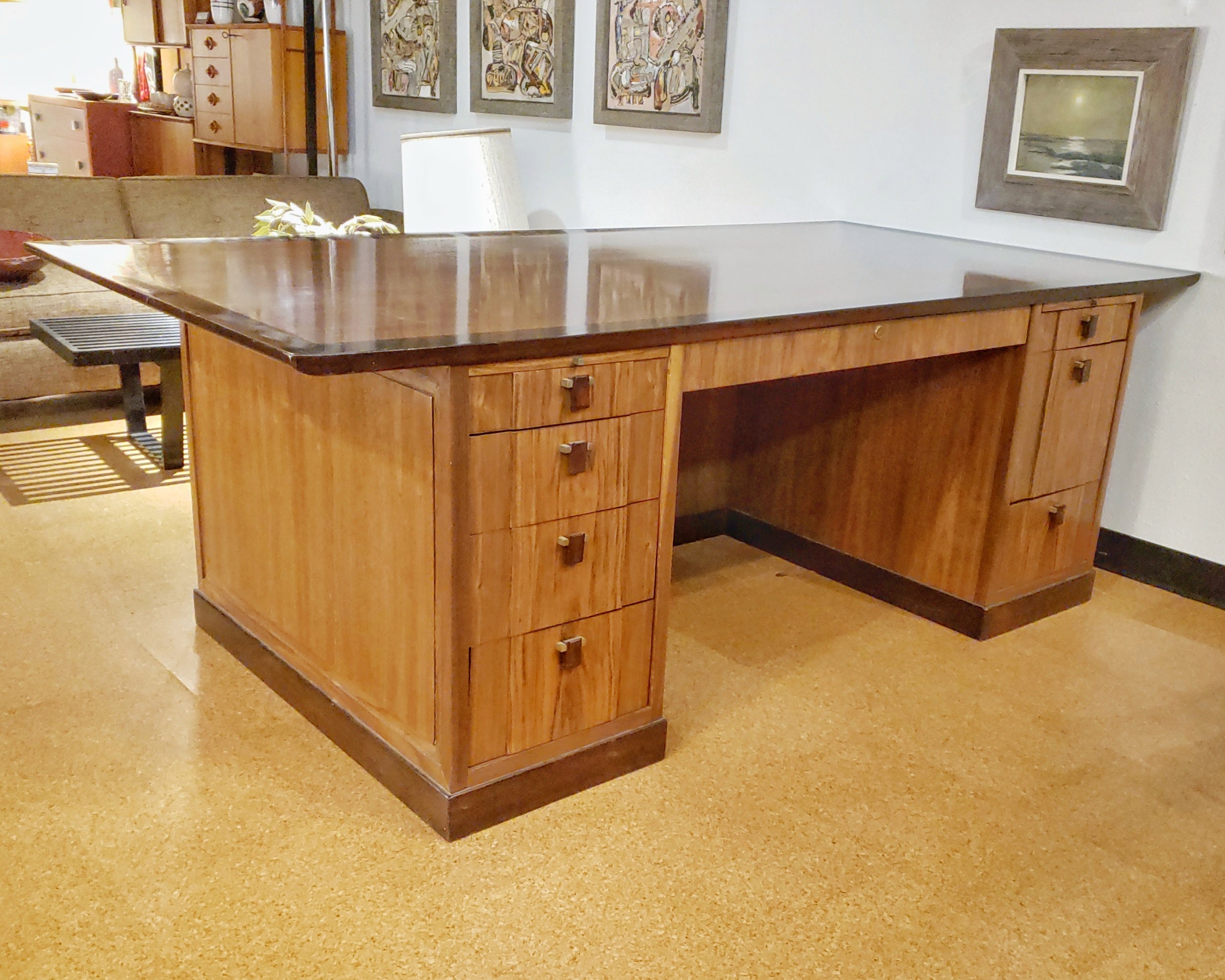 EDWARD WORMLEY EXECUTIVE DESK FOR DUNBAR