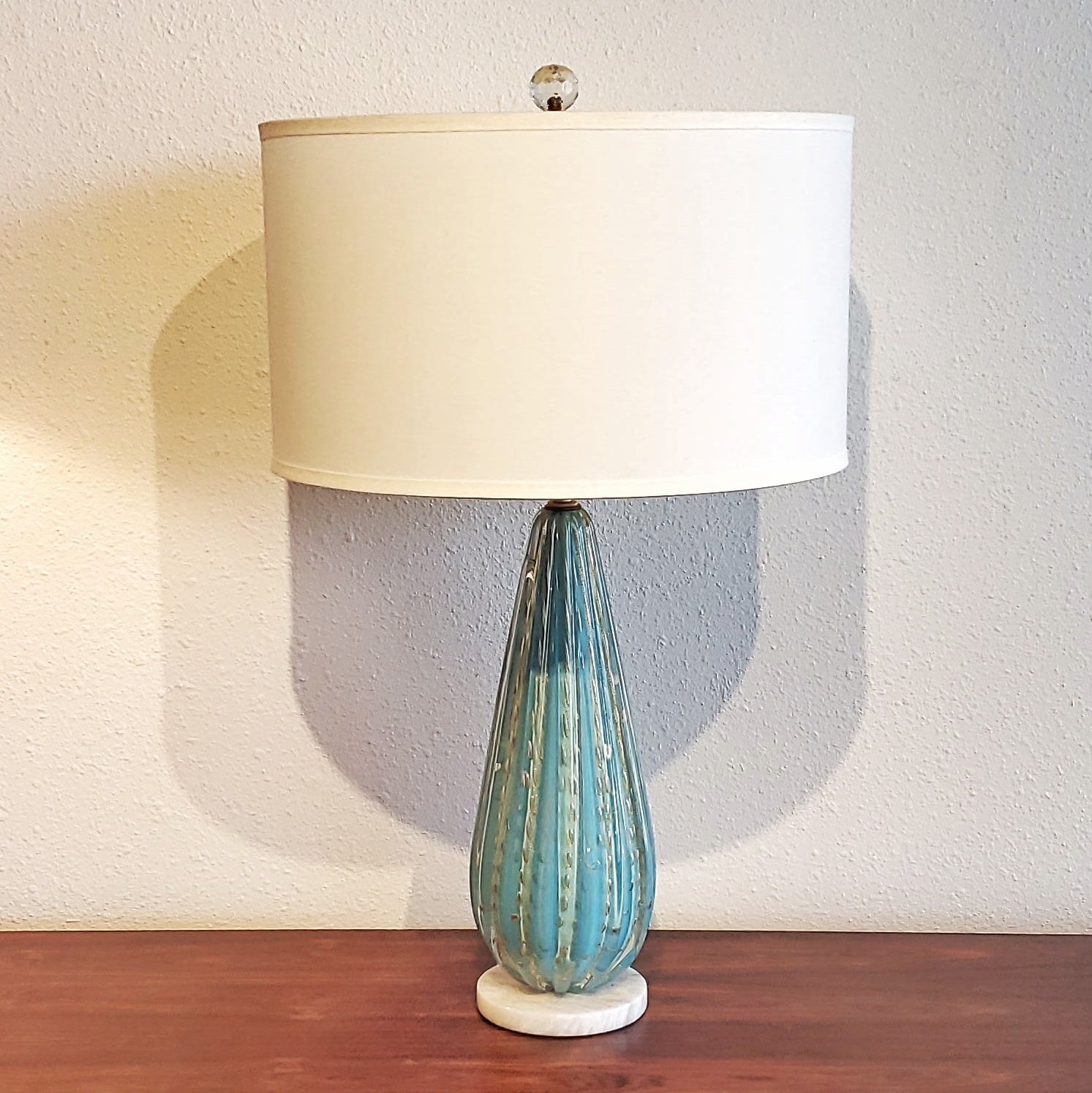 ALFREDO BARBINI MURANO GLASS TABLE LAMP