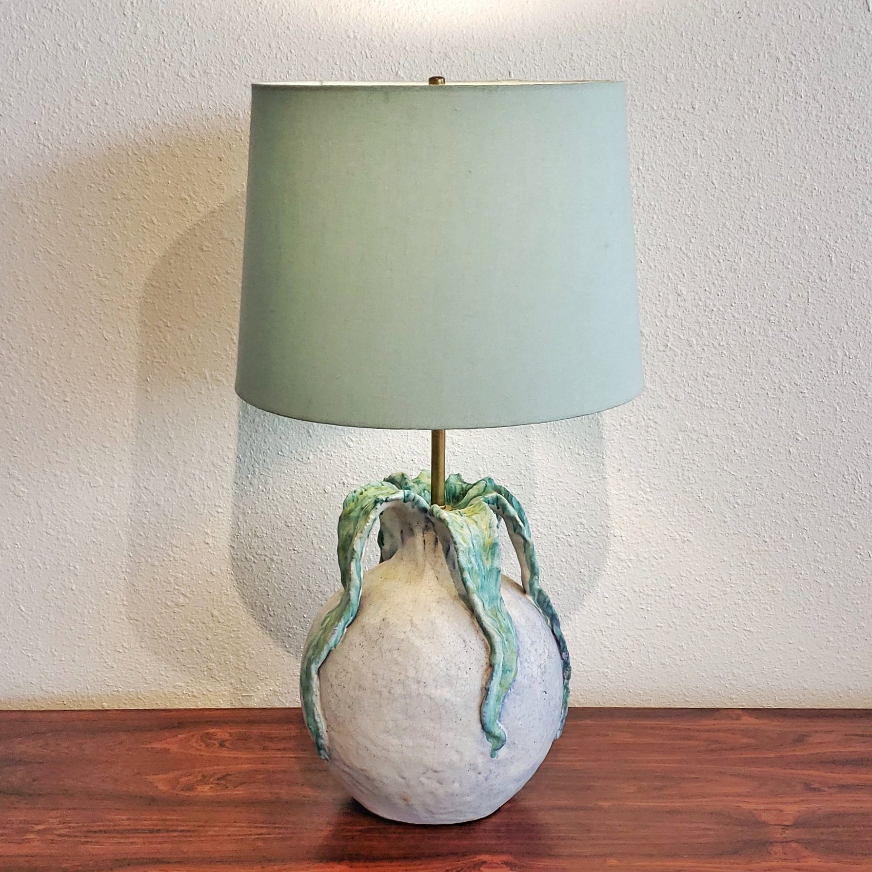 STUDIO POTTERY "POD" TABLE LAMP (ITALIAN?)