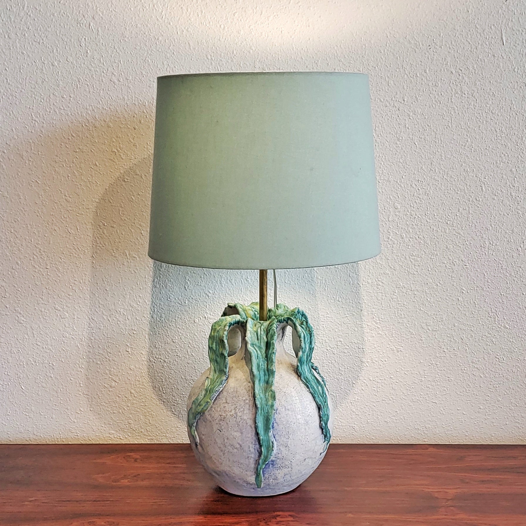 STUDIO POTTERY "POD" TABLE LAMP (ITALIAN?)