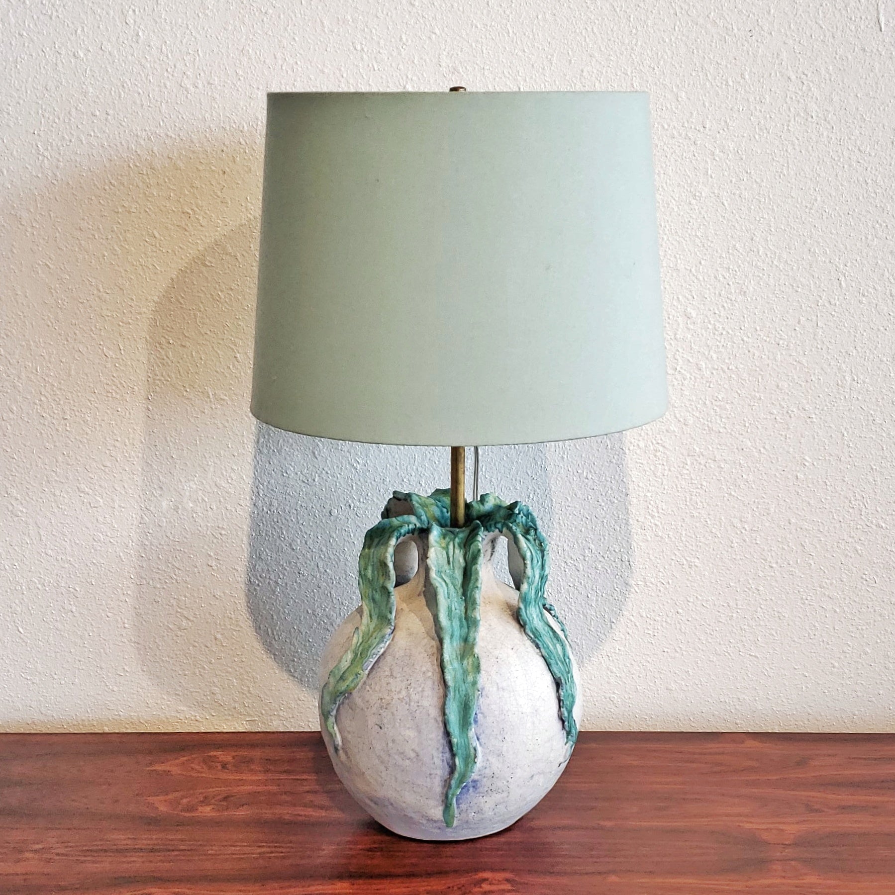 STUDIO POTTERY "POD" TABLE LAMP (ITALIAN?)