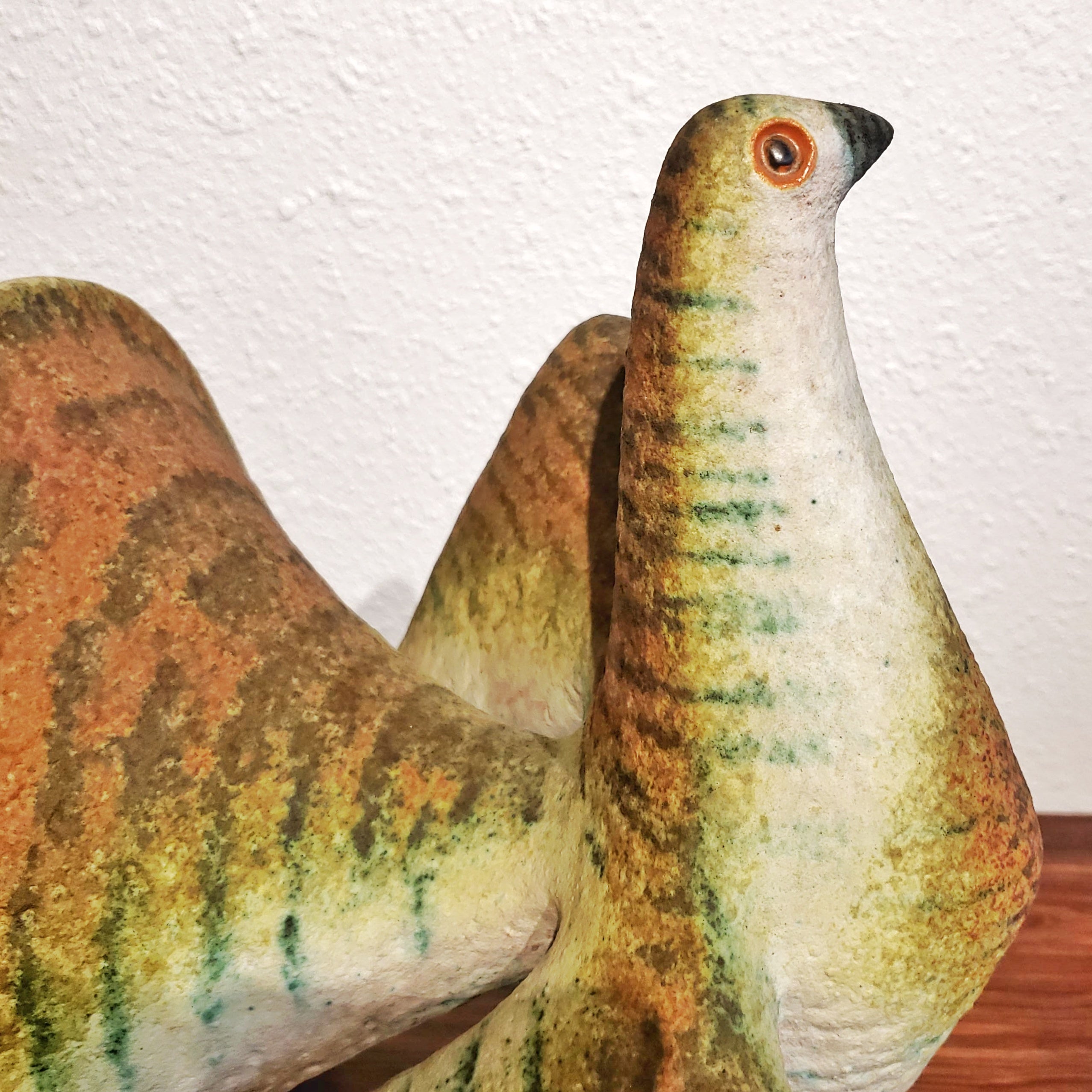 ÁGOSTON SIMÓ CHAMOTTE BIRD FIGURINE (HUNGARIAN)