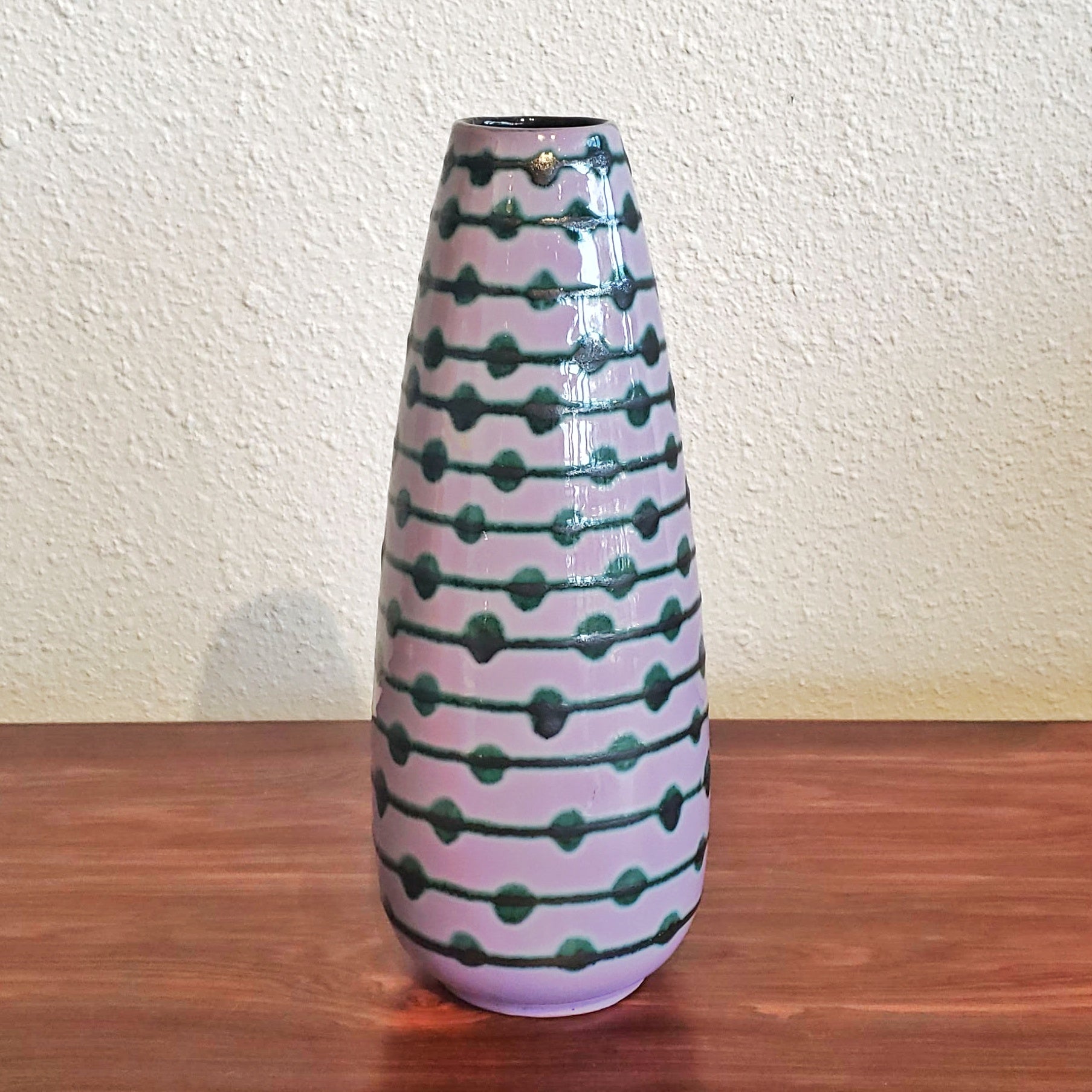 STREHLA KERAMIK TEARDROP VASE (GDR)